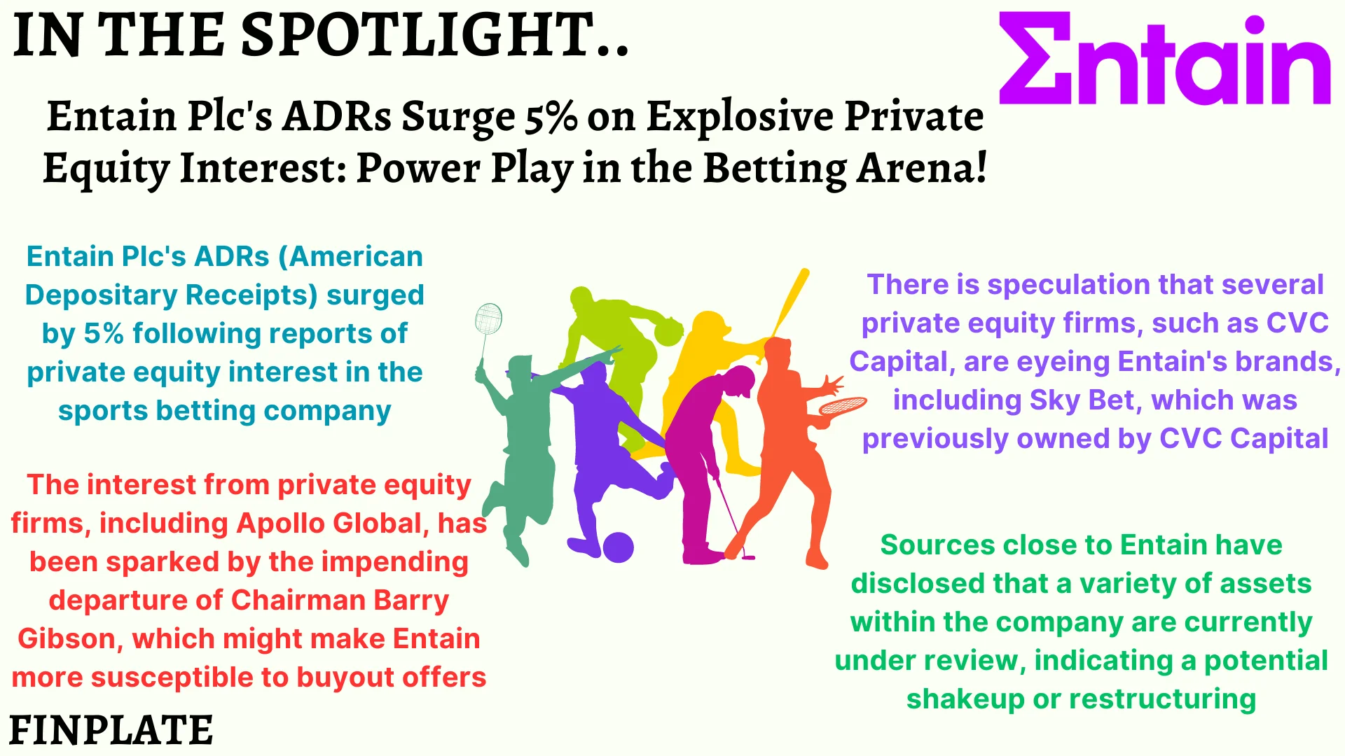 entain plc's adrs surge 5% on explosive private equity interest: power play in the betting arena! summary