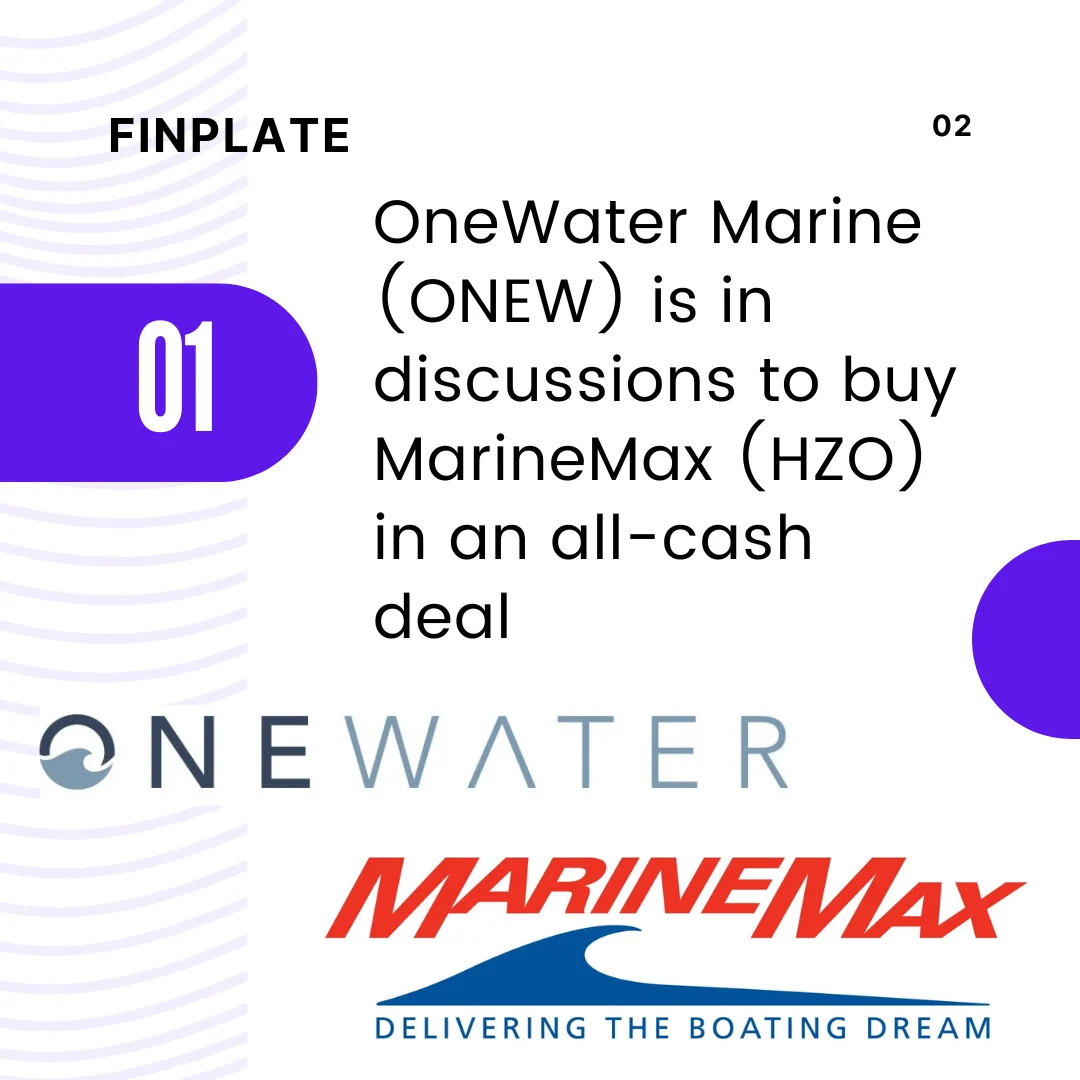 game-changing $2.5 billion merger: onewater marine's bold move to acquire marinemax summary