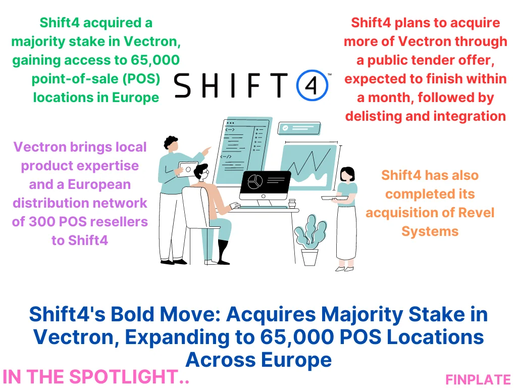 shift4's bold move: acquires majority stake in vectron, expanding to 65,000 pos locations across Europe summary