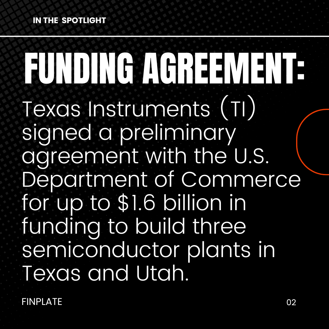 Major Boost for U.S. Jobs: TI Secures $1.6B in CHIPS Act Funding Summary