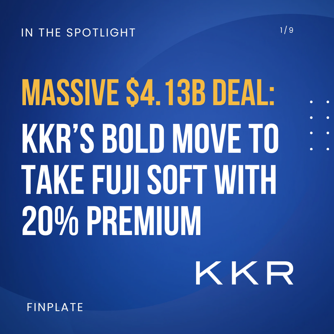 Massive $4.13B: KKR’s Bold Move to Take Fuji Soft with 20% Premium Summary