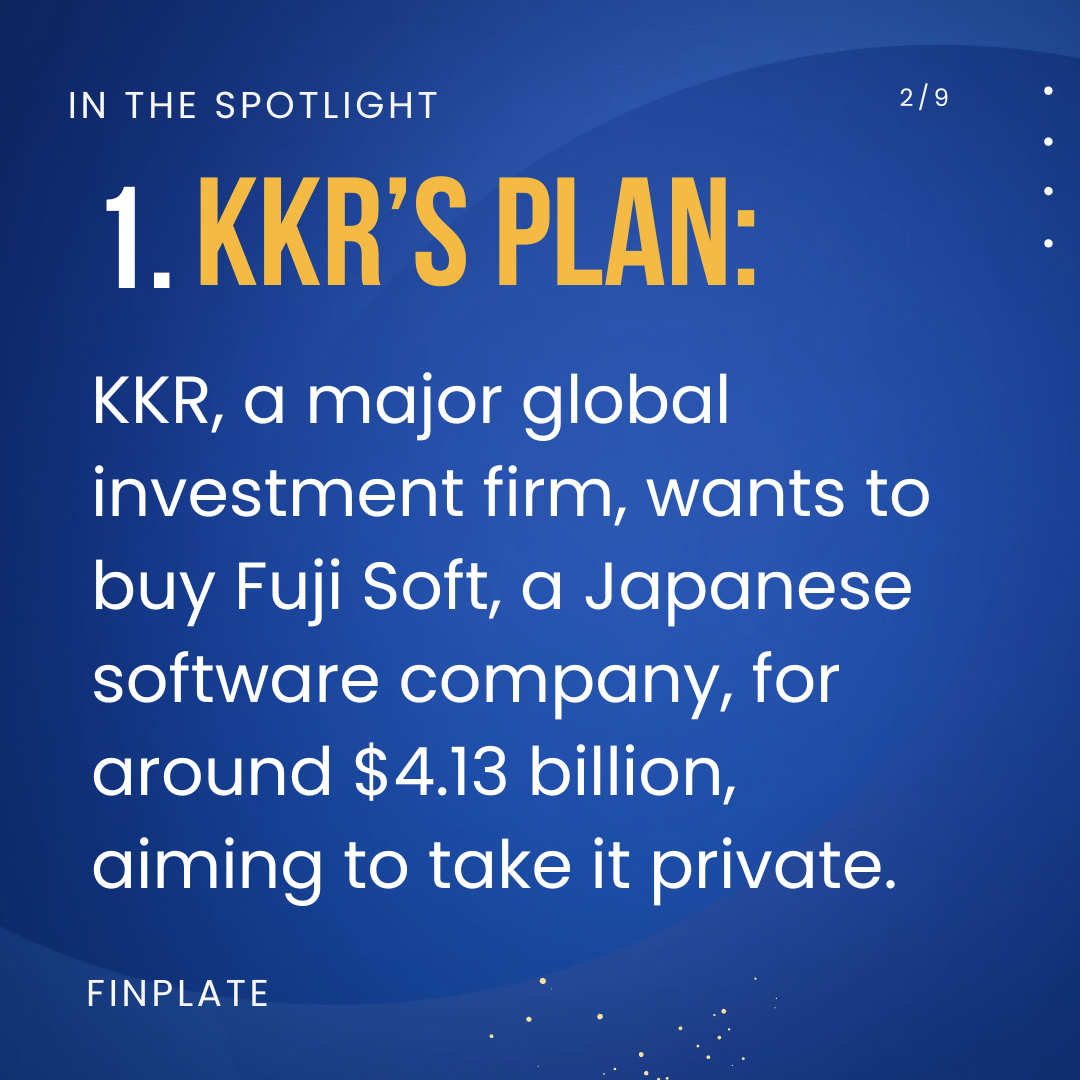 Massive $4.13B: KKR’s Bold Move to Take Fuji Soft with 20% Premium Summary