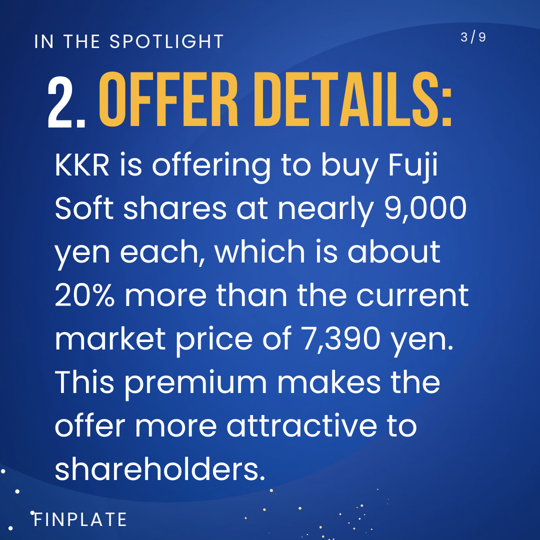 Massive $4.13B: KKR’s Bold Move to Take Fuji Soft with 20% Premium Summary