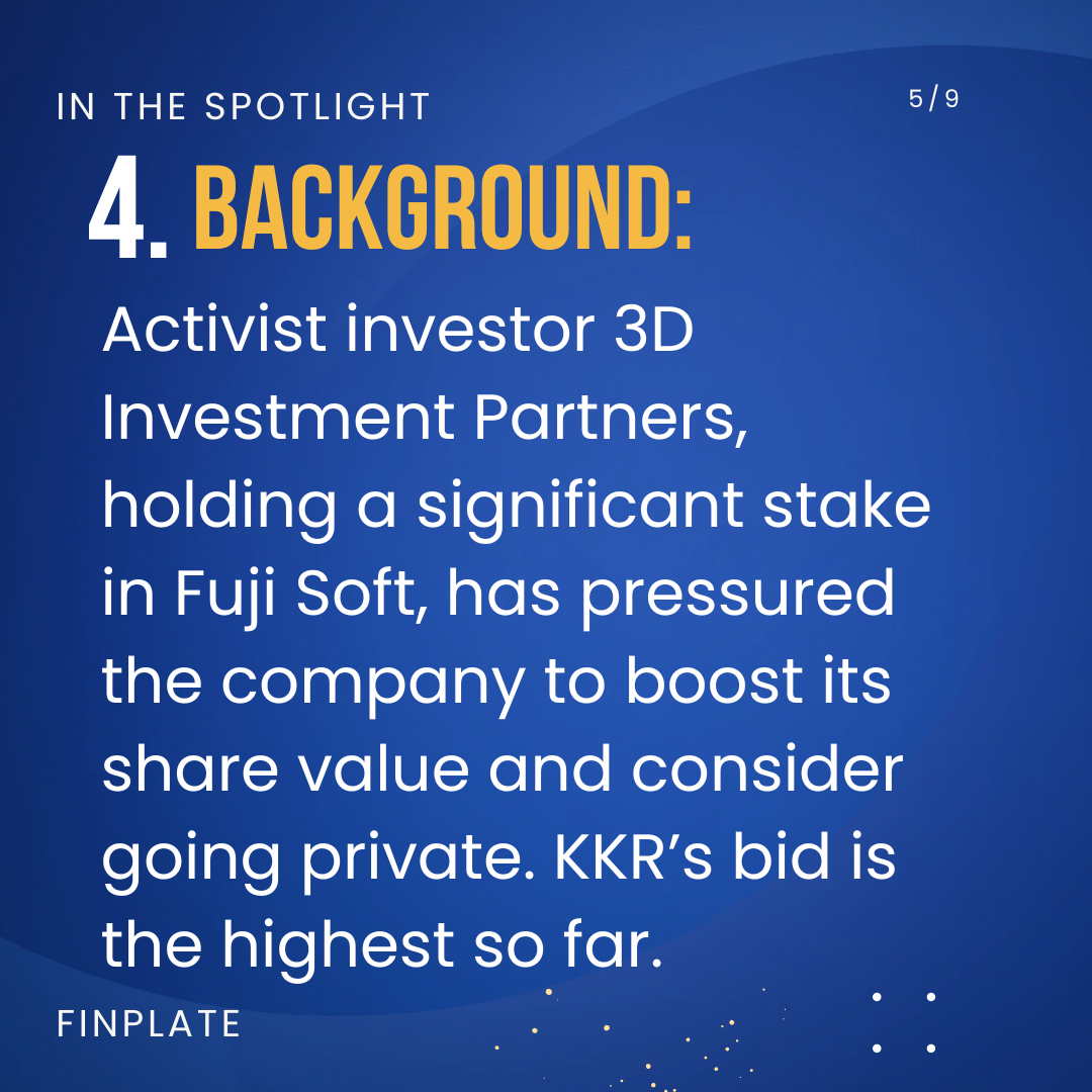 Massive $4.13B: KKR’s Bold Move to Take Fuji Soft with 20% Premium Summary