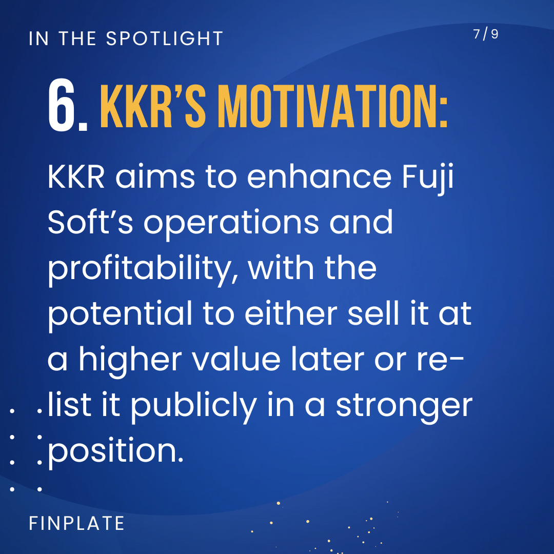 Massive $4.13B: KKR’s Bold Move to Take Fuji Soft with 20% Premium Summary