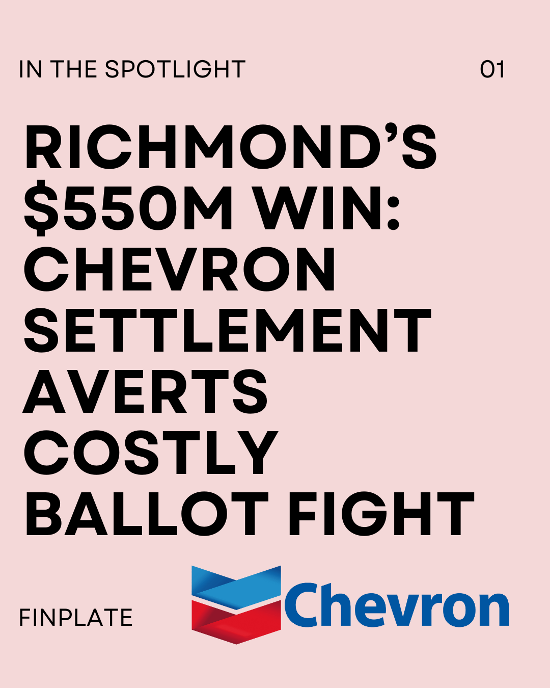 Richmond’s $550M Win: Chevron Settlement Averts Costly Ballot Fight Summary